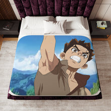 Load image into Gallery viewer, Anime Dr. Stone Sherpa Blanket