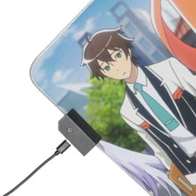 Load image into Gallery viewer, Plastic Memories Isla, Tsukasa Mizugaki, Michiru Kinushima, Zack RGB LED Mouse Pad (Desk Mat)