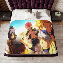 Load image into Gallery viewer, Anime Fairy Tail Sherpa Blanket