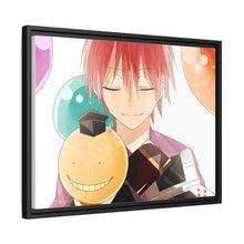 Load image into Gallery viewer, Karma Akabane and Koro-sensei Canvas Framed Art Print