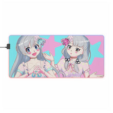 Load image into Gallery viewer, Hisakawa Twins RGB LED Mouse Pad (Desk Mat)