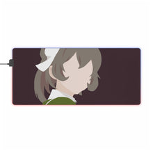 Load image into Gallery viewer, syr flova danmachi minimalist RGB LED Mouse Pad (Desk Mat)