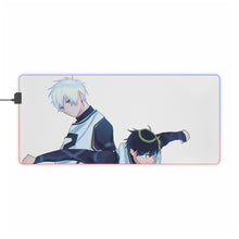 Load image into Gallery viewer, Blue Lock RGB LED Mouse Pad (Desk Mat)