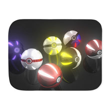Load image into Gallery viewer, Pokéballs Sherpa Blanket
