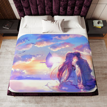 Load image into Gallery viewer, Kirito & Asuna Sherpa Blanket