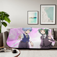 Load image into Gallery viewer, Assassination Classroom Nagisa Shiota, Kaede Kayano Sherpa Blanket