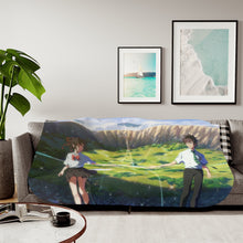 Load image into Gallery viewer, Anime Your Name. Sherpa Blanket