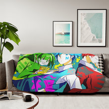 Load image into Gallery viewer, Kaede,Nagisa and Karma Sherpa Blanket