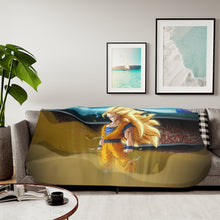 Load image into Gallery viewer, Goku Sherpa Blanket