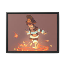 Load image into Gallery viewer, Fire Force Shinra Kusakabe Canvas Framed Art Print