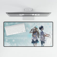 Load image into Gallery viewer, Anime Your Lie in April Mouse Pad (Desk Mat)