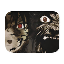Load image into Gallery viewer, Sasuke Uchiha and Naruto Uzumaki Sherpa Blanket
