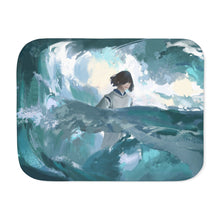 Load image into Gallery viewer, Anime Spirited Away Sherpa Blanket