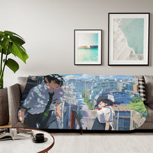 Load image into Gallery viewer, Anime Your Name. Sherpa Blanket