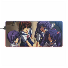 Load image into Gallery viewer, Clannad Nagisa Furukawa, Kyou Fujibayashi, Kotomi Ichinose, Ryou Fujibayashi RGB LED Mouse Pad (Desk Mat)