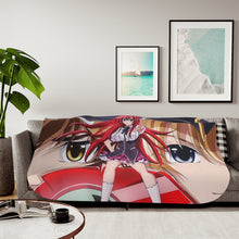 Load image into Gallery viewer, High School DxD Rias Gremory, Issei Hyoudou, Yuuto Kiba, Ddraig Sherpa Blanket