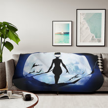 Load image into Gallery viewer, Durarara!! Celty Sturluson Sherpa Blanket