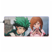 Load image into Gallery viewer, My Hero Academia Izuku Midoriya RGB LED Mouse Pad (Desk Mat)