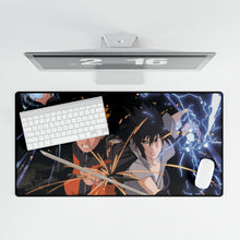 Load image into Gallery viewer, Naruto vs Sasuke Mouse Pad (Desk Mat)