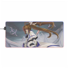 Load image into Gallery viewer, Magical Girl Lyrical Nanoha RGB LED Mouse Pad (Desk Mat)