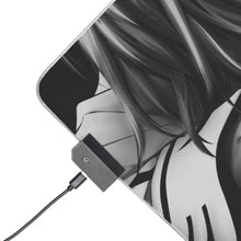 Load image into Gallery viewer, Sad Anime Boy with Red Roses RGB LED Mouse Pad (Desk Mat)