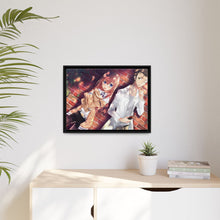Load image into Gallery viewer, Makise Kurisu & Rintarou Okabe Canvas Framed Art Print