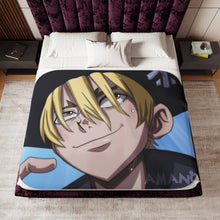 Load image into Gallery viewer, Anime Dr. Stone Sherpa Blanket
