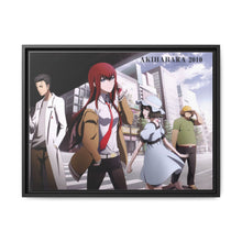 Load image into Gallery viewer, Steins;Gate Kurisu Makise, Mayuri Shiina, Itaru Hashida Canvas Framed Art Print