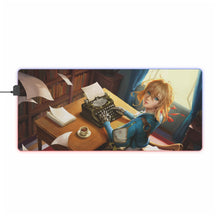 Load image into Gallery viewer, Violet Evergarden RGB LED Mouse Pad (Desk Mat)
