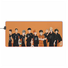 Load image into Gallery viewer, Haikyuu!! - Karasuno Team RGB LED Mouse Pad (Desk Mat)