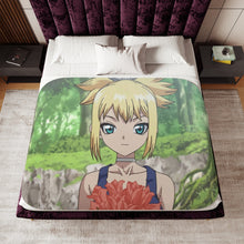 Load image into Gallery viewer, Anime Dr. Stone Sherpa Blanket