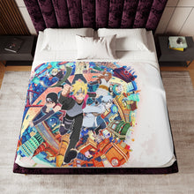 Load image into Gallery viewer, Boruto Sherpa Blanket