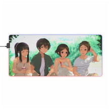 Load image into Gallery viewer, Hyouka Eru Chitanda, Satoshi Fukube, Mayaka Ibara RGB LED Mouse Pad (Desk Mat)