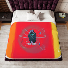 Load image into Gallery viewer, Psychic Triptych Sherpa Blanket