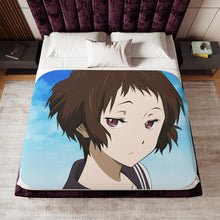 Load image into Gallery viewer, Mayaka Ibara Face Sherpa Blanket