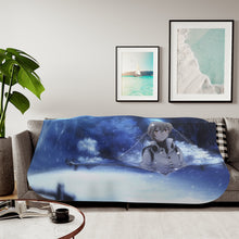 Load image into Gallery viewer, Anime ERASED Sherpa Blanket