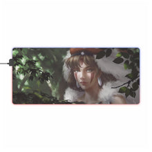 Load image into Gallery viewer, Princess Mononoke RGB LED Mouse Pad (Desk Mat)