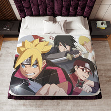 Load image into Gallery viewer, Boruto Sherpa Blanket