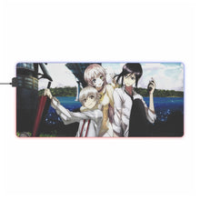 Load image into Gallery viewer, Silver Clan (Shiro's Clan) RGB LED Mouse Pad (Desk Mat)