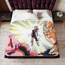 Load image into Gallery viewer, Vegeta Sacrifice Sherpa Blanket