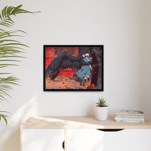 Load image into Gallery viewer, Anime Howl's Moving Castle Canvas Framed Art Print