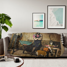 Load image into Gallery viewer, Anime Cowboy Bebopr Sherpa Blanket