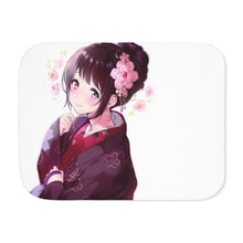 Load image into Gallery viewer, Eru Chitanda In Kimono Sherpa Blanket