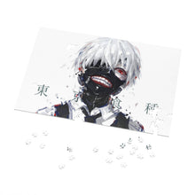 Load image into Gallery viewer, Ken Kaneki Mask Red Eyes White Hair and Short Hair Jigsaw Puzzle