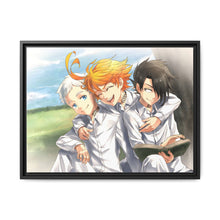 Load image into Gallery viewer, The Promised Neverland Ray, Norman, Emma Canvas Framed Art Print