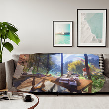 Load image into Gallery viewer, Mushoku Tensei: Jobless Reincarnation Roxy Migurdia, Rudeus Greyrat, Eris Boreas Greyrat, Sylphiette, Orsted Sherpa Blanket