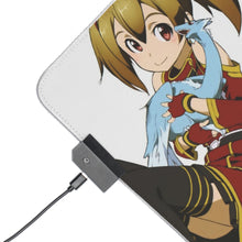 Load image into Gallery viewer, Silica, Kirito and Asuna RGB LED Mouse Pad (Desk Mat)