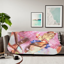 Load image into Gallery viewer, Naagisa Furukawa Sherpa Blanket
