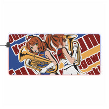 Load image into Gallery viewer, Sound! Euphonium Kumiko Oumae, Natsuki Nakagawa RGB LED Mouse Pad (Desk Mat)