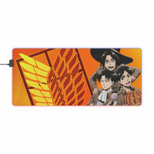 Load image into Gallery viewer, Anime Attack On Titan RGB LED Mouse Pad (Desk Mat)